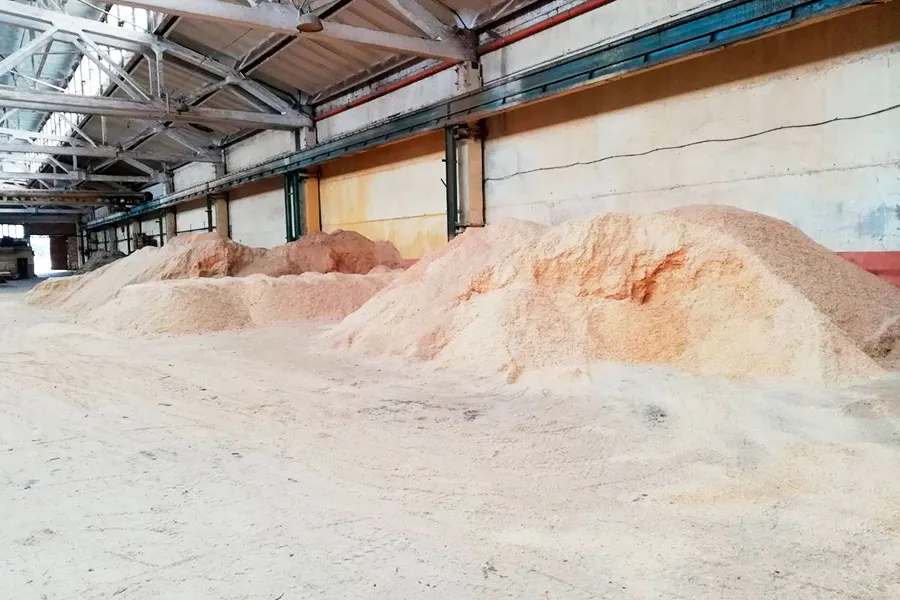 Производство древесной муки в Абакане